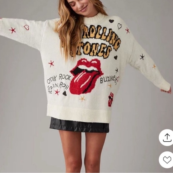 American Eagle Outfitters Sweaters - American Eagle Outfitters Women's Rolling Stones Sweater